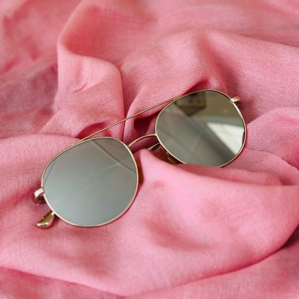 Michael Kors Gold Frame Aviator Sunglasses